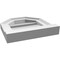 Ekena Millwork Octagonal Top Surface Mount PVC Gable Vent w/ 2"W x 2"P Brickmould Sill Frame, 12"W x 12"H GVPOT12X1203SF - alternate 5